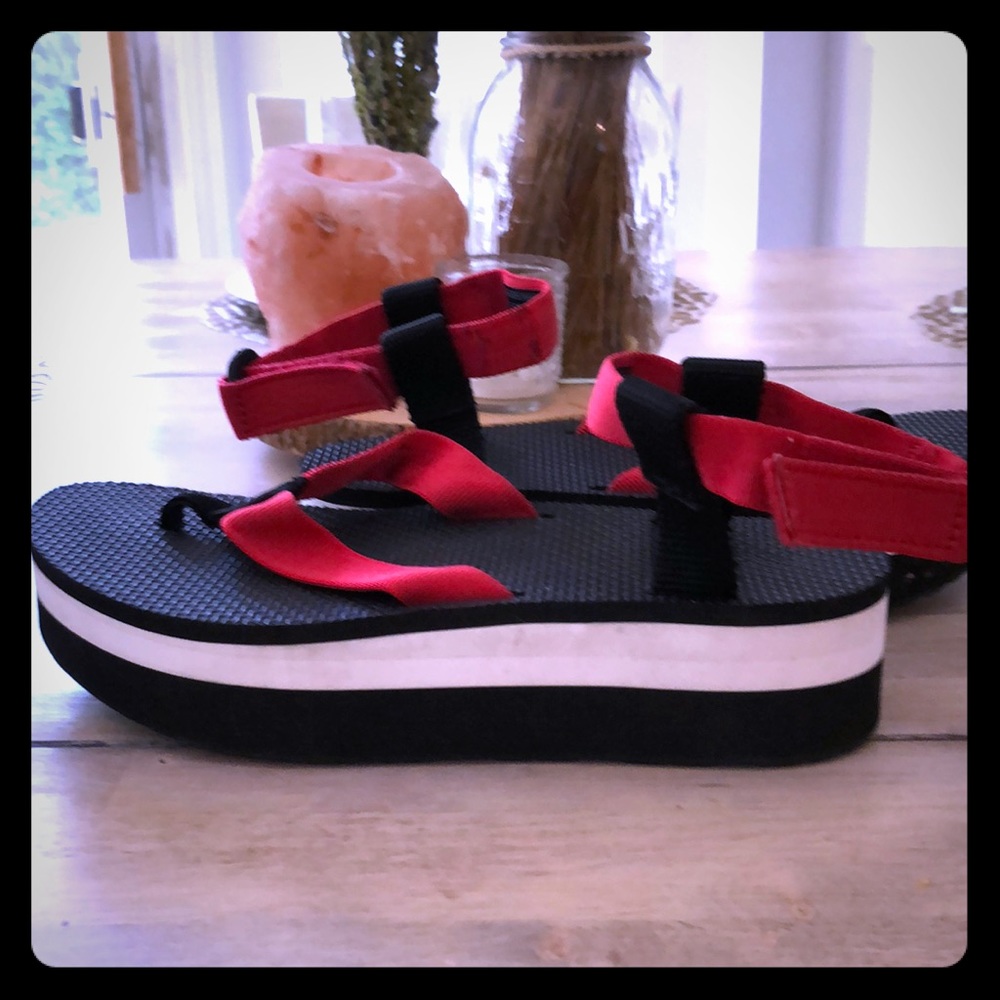 Teva platform sandals